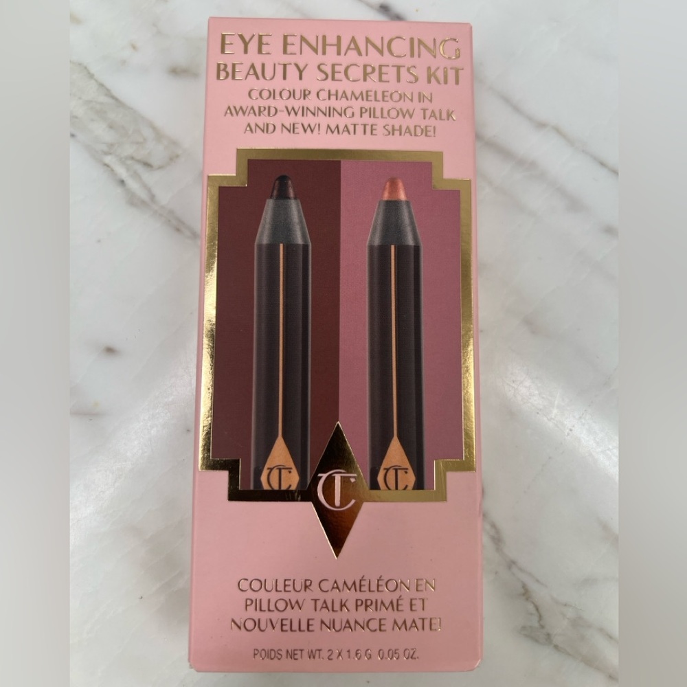 CHARLOTTE TILBURY 🎀 Pillow Talk Eye Enhancing Beauty Secrets Kit 🎀 NIB $35 MSRP - Picture 2 of 7